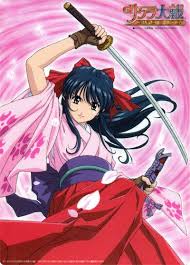 An image of a girl holding a sword.